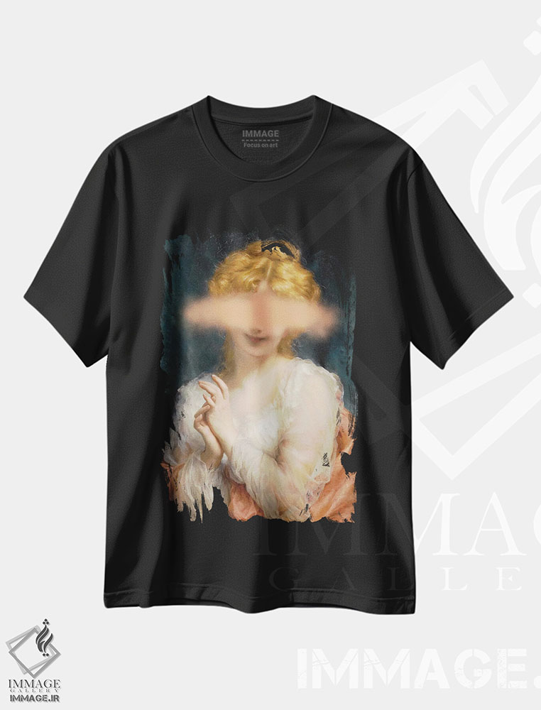 تیشرت طرح دار پرتره نگاری رنسانس باروک سورئالیستی، هنر دیجیتال اثر بونا فیدسا | فروشگاه ایماژ