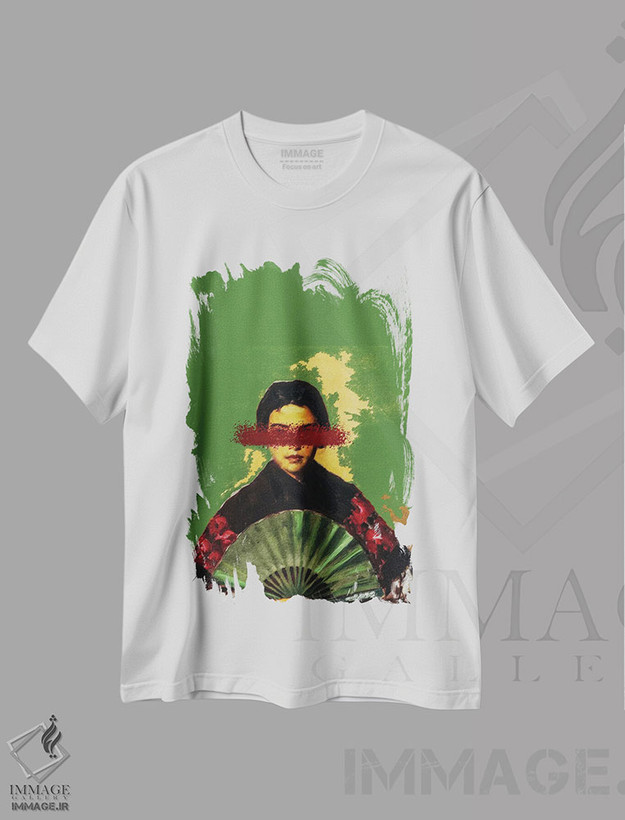 تیشرت طرح دار دختر اسپانیایی II، هنر دیجیتال اثر بونا فیدسا | فروشگاه ایماژ
