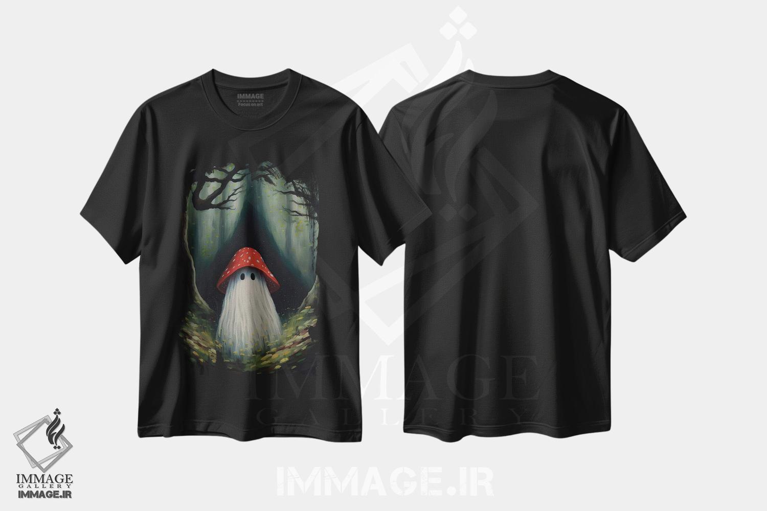 تیشرت طرح دار روح قارچی، هنر دیجیتال اثر بونا فیدسا | فروشگاه ایماژ