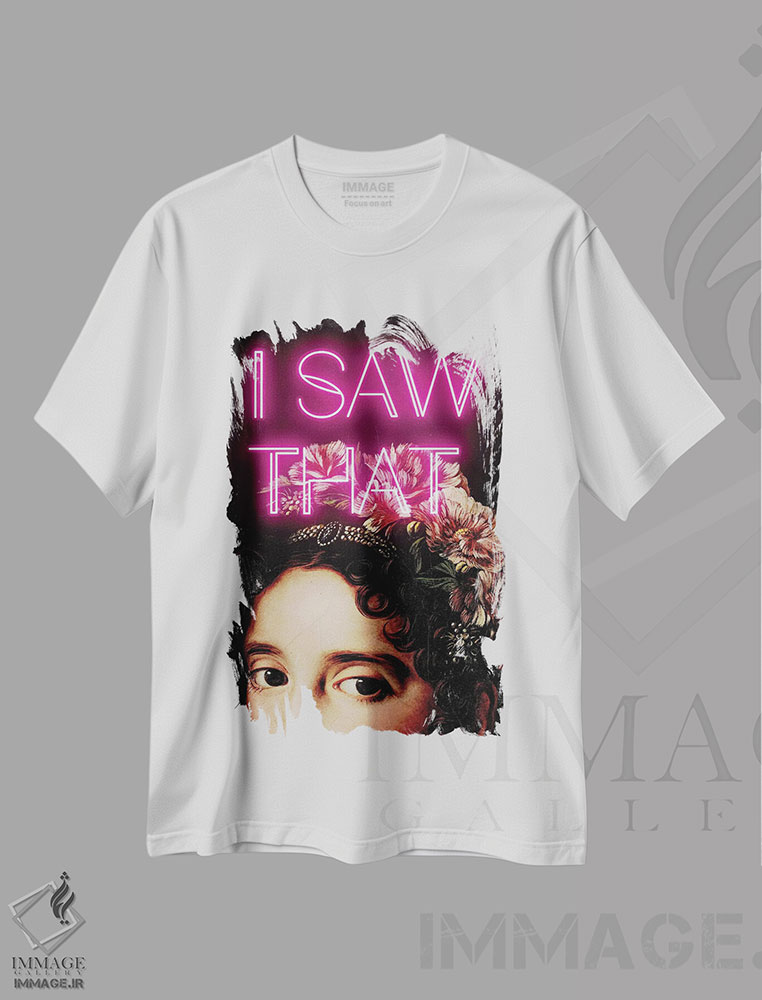 تیشرت طرح دار دیدم که!، هنر دیجیتال اثر بونا فیدسا | immage.ir
