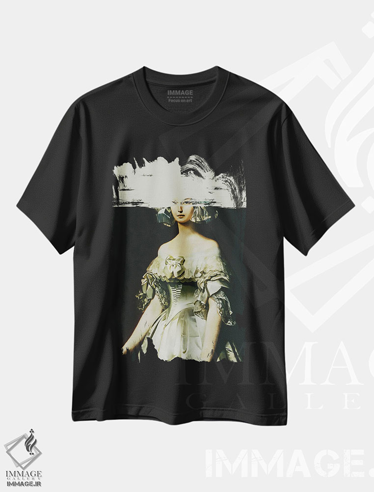 تیشرت طرح دار ظرافت ناتمام II، هنر دیجیتال اثر بونا فیدسا | immage.ir