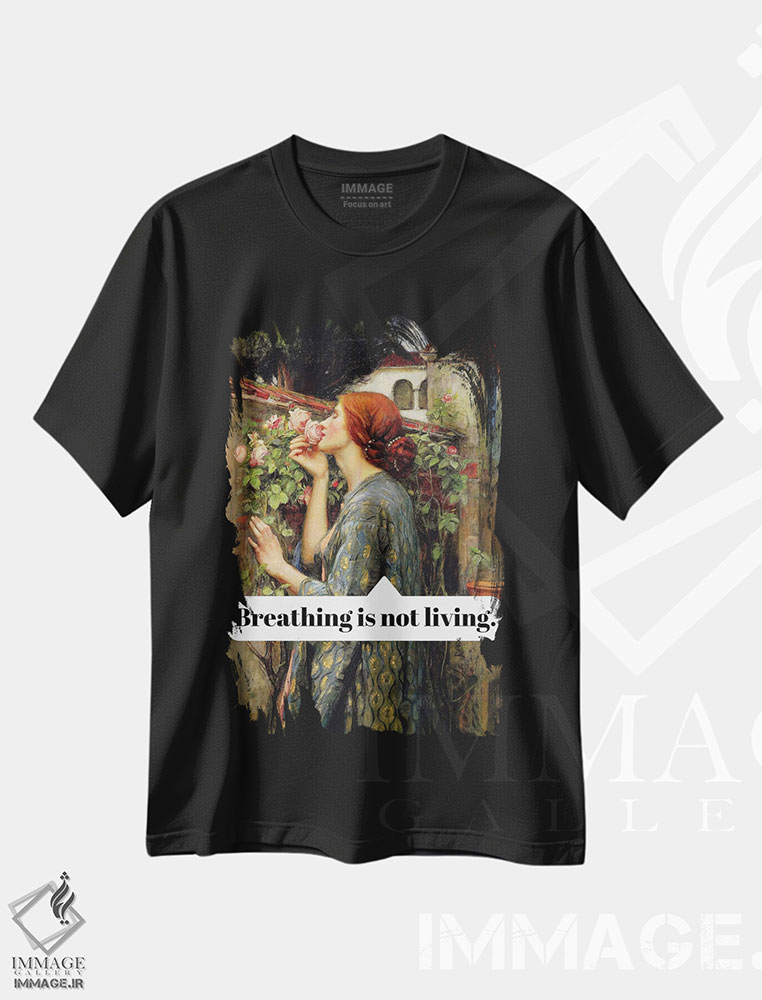 تیشرت طرح دار ذکاوت در پرتره های کلاسیک، هنر فاخر اثر بونا فیدسا | فروشگاه ایماژ