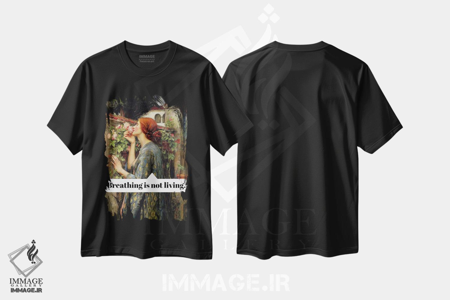 تیشرت طرح دار ذکاوت در پرتره های کلاسیک، هنر فاخر اثر بونا فیدسا | فروشگاه ایماژ