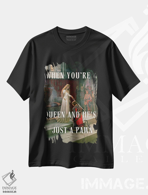 تیشرت طرح دار لحظات سلطه، هنر فاخر اثر بونا فیدسا | immage.ir