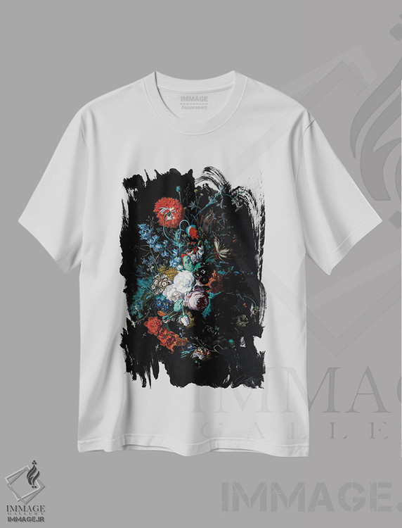 تیشرت طرح دار گل احساسی، دکوراسیون جایگزین اثر بونا فیدسا | immage.ir