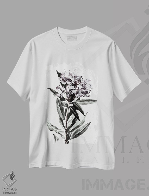 تیشرت طرح دار گل وحشی، دکور معاصر اثر بونا فیدسا | فروشگاه ایماژ