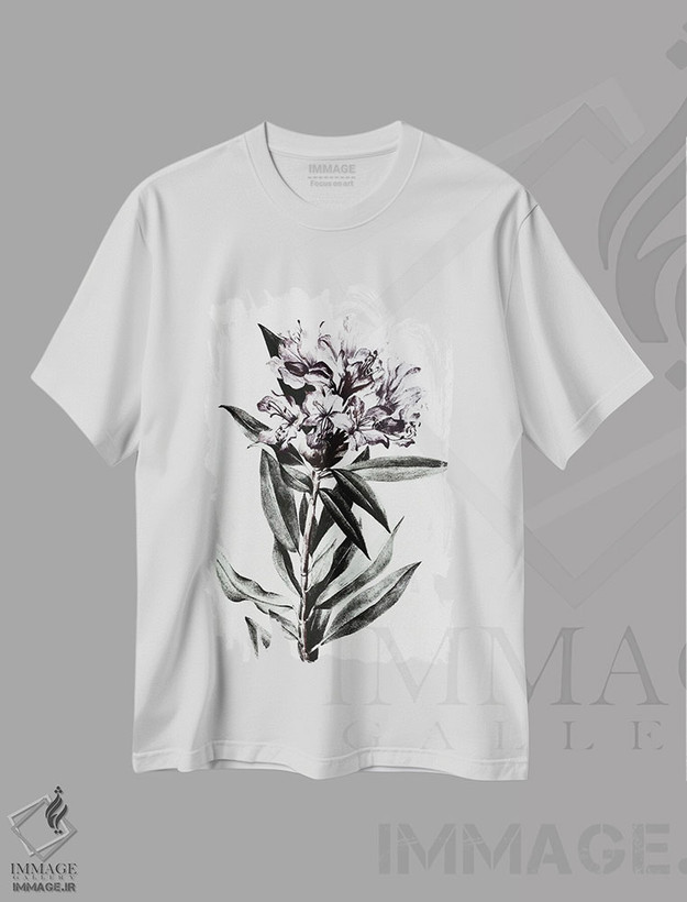 تیشرت طرح دار گل وحشی، دکور معاصر اثر بونا فیدسا | فروشگاه ایماژ