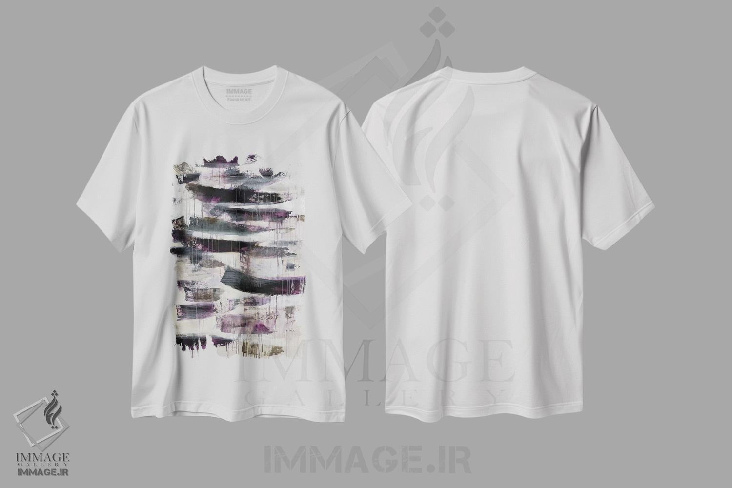 تیشرت طرح دار مارپیچ شماره ۲ اثر برنت فورمن | immage.ir