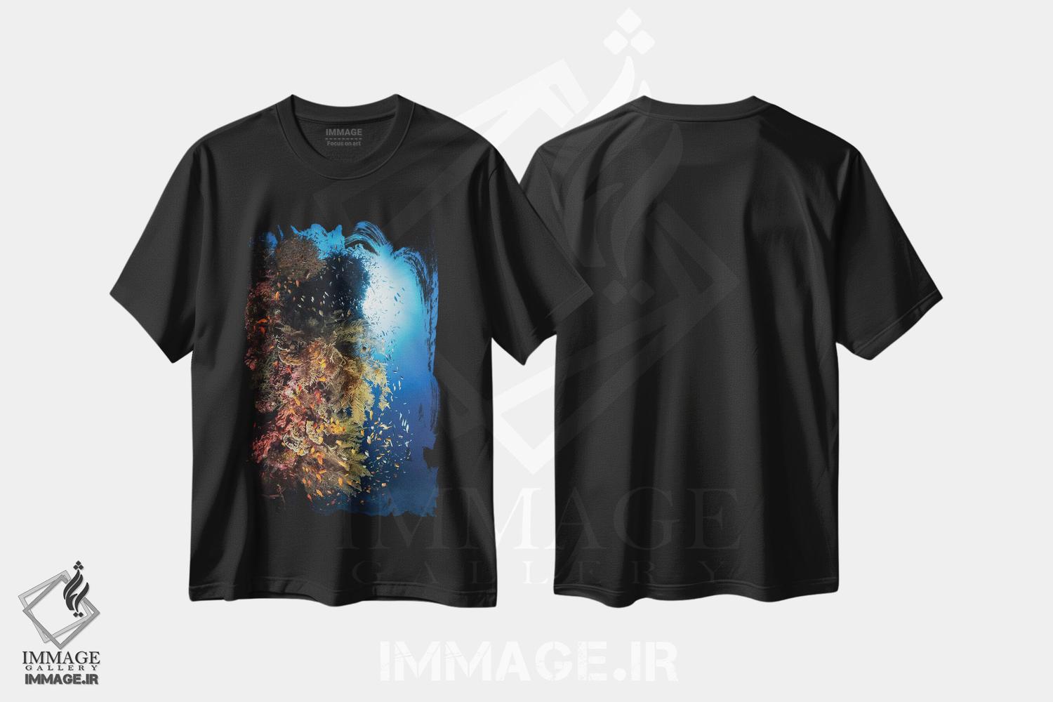 تیشرت طرح دار انفجار زندگی، مدیوم اثر باراتیو گابریل | immage.ir