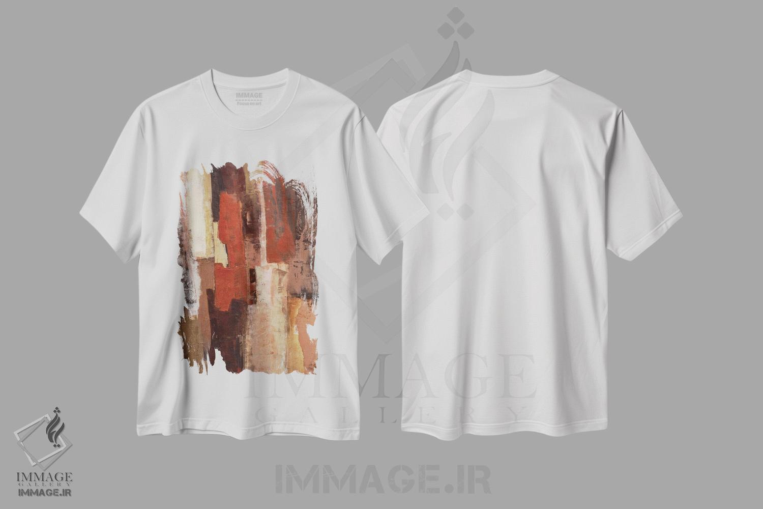 تیشرت طرح دار استانزه اثر بریژیت بالبینوت | immage.ir