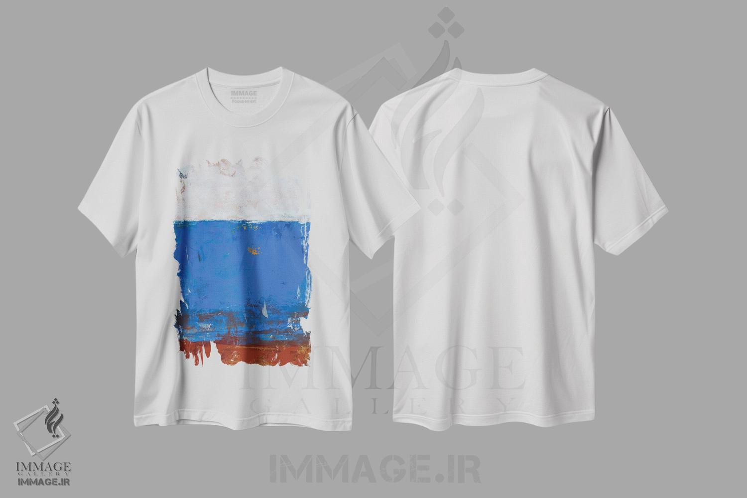 تیشرت طرح دار مطالعه II اثر بریژیت بالبینوت | immage.ir