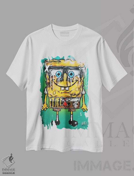 تیشرت طرح دار باب، مدیوم اثر برایان گارسیا | immage.ir