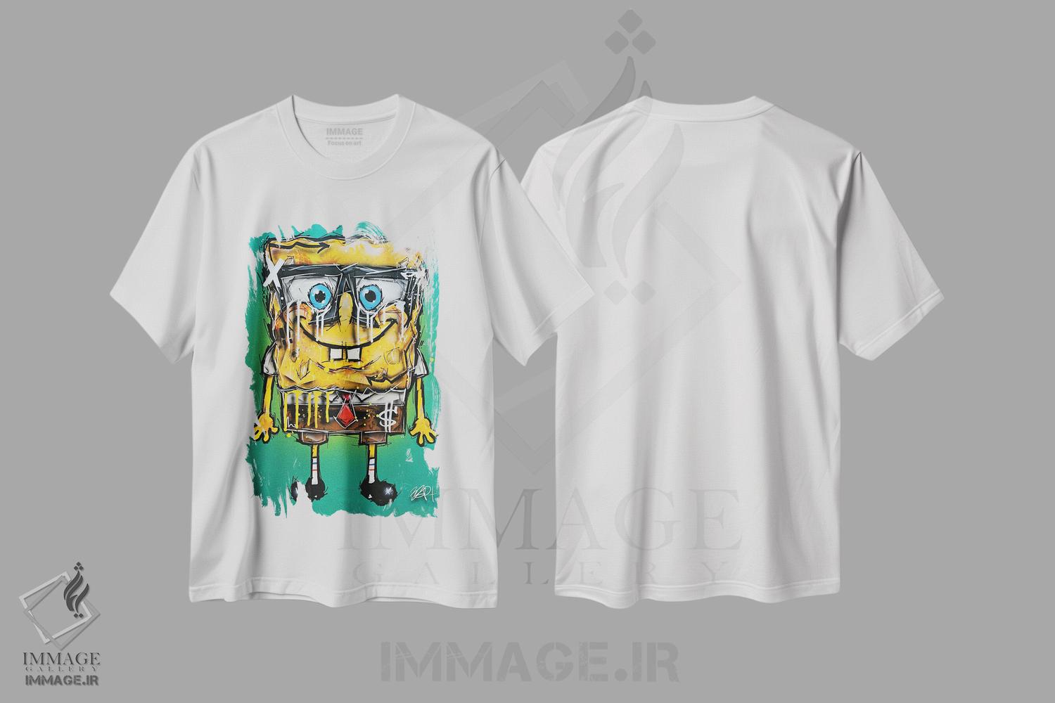 تیشرت طرح دار باب، مدیوم اثر برایان گارسیا | immage.ir