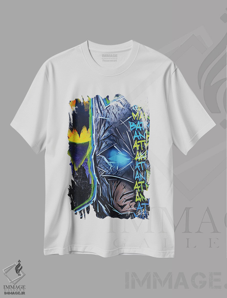 تیشرت طرح دار صدا زدن خفاش، مدیوم اثر برایان گارسیا | immage.ir