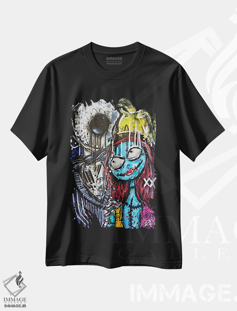 تیشرت طرح دار عشق چکه کننده، مدیوم اثر برایان گارسیا | فروشگاه ایماژ