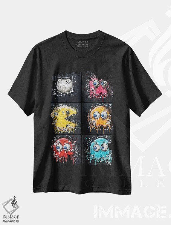 تیشرت طرح دار تعقیب پک، مدیوم اثر برایان گارسیا | immage.ir