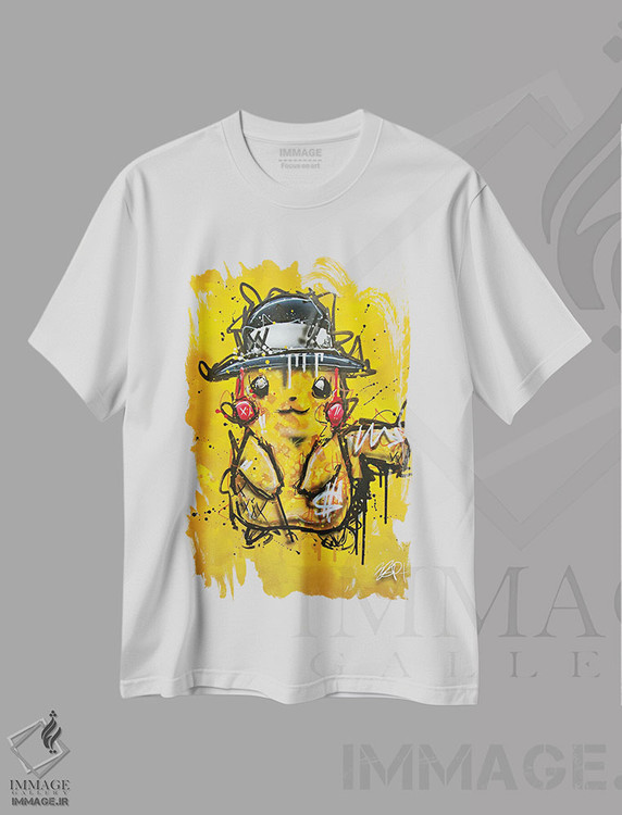 تیشرت طرح دار گانگستر پی، مدیوم اثر برایان گارسیا | فروشگاه ایماژ