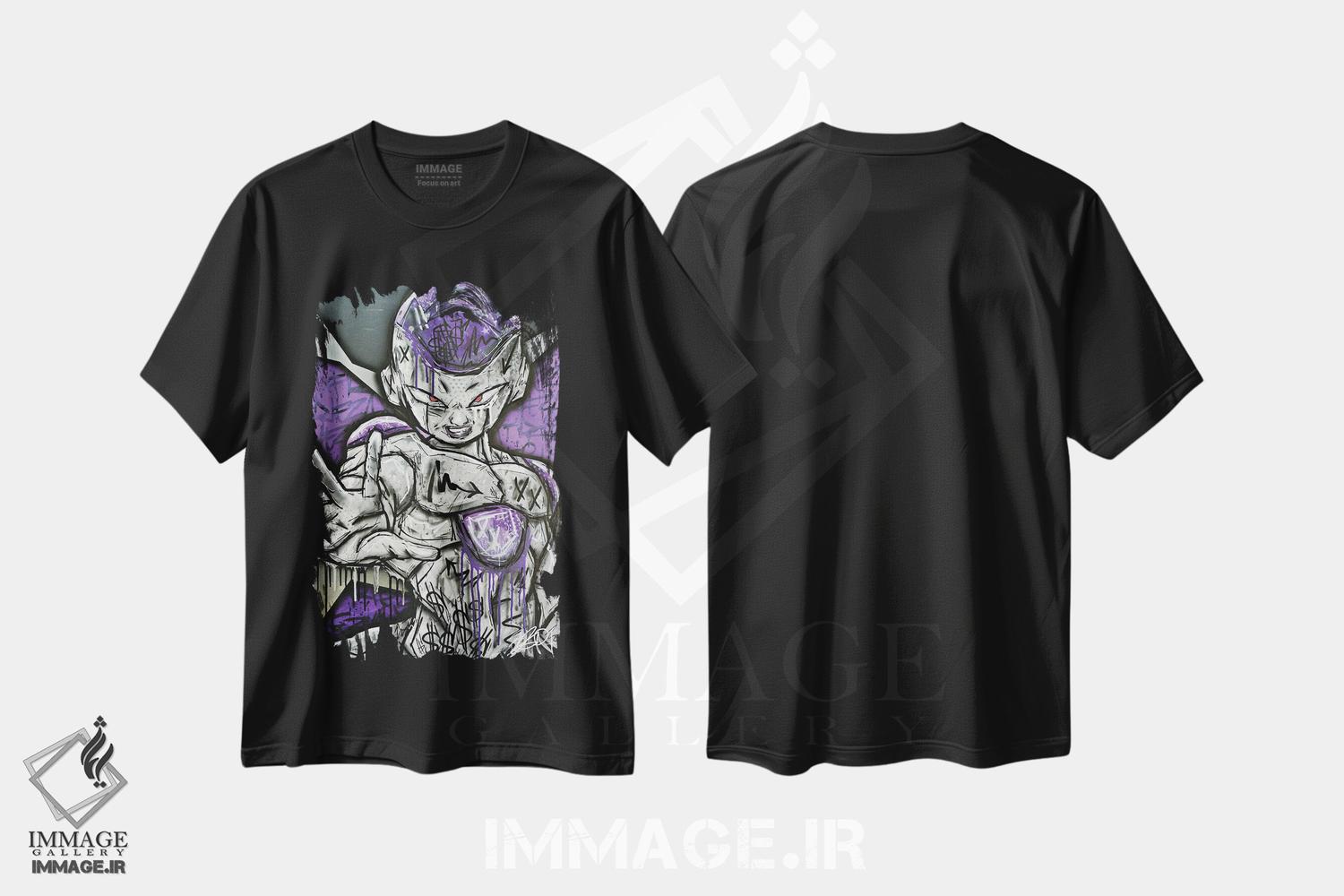 تیشرت طرح دار فریزا اثر برایان گارسیا | فروشگاه ایماژ