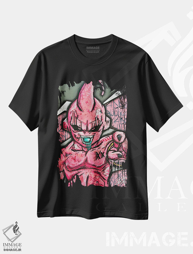 تیشرت طرح دار ماجین بوو اثر برایان گارسیا | فروشگاه ایماژ