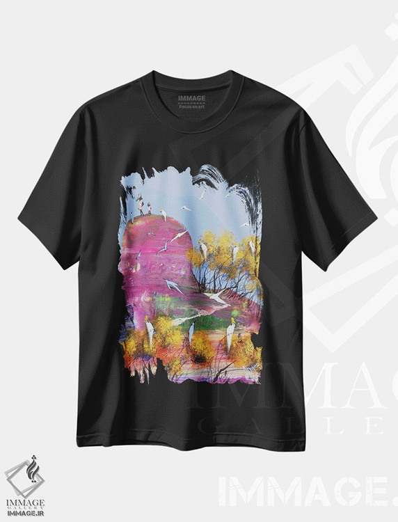 تیشرت طرح دار نگاه تازه، آبستره اثر آدام بوگوش | immage.ir