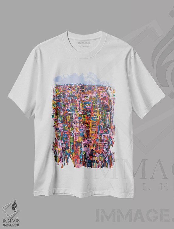 تیشرت طرح دار ذن شهری، دکور معاصر اثر آدام بوگوش | immage.ir
