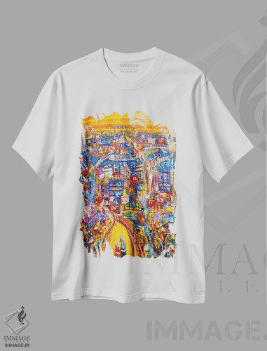 تیشرت طرح دار هر وقت به من نیاز داشتی، دکور معاصر اثر آدام بوگوش | فروشگاه ایماژ