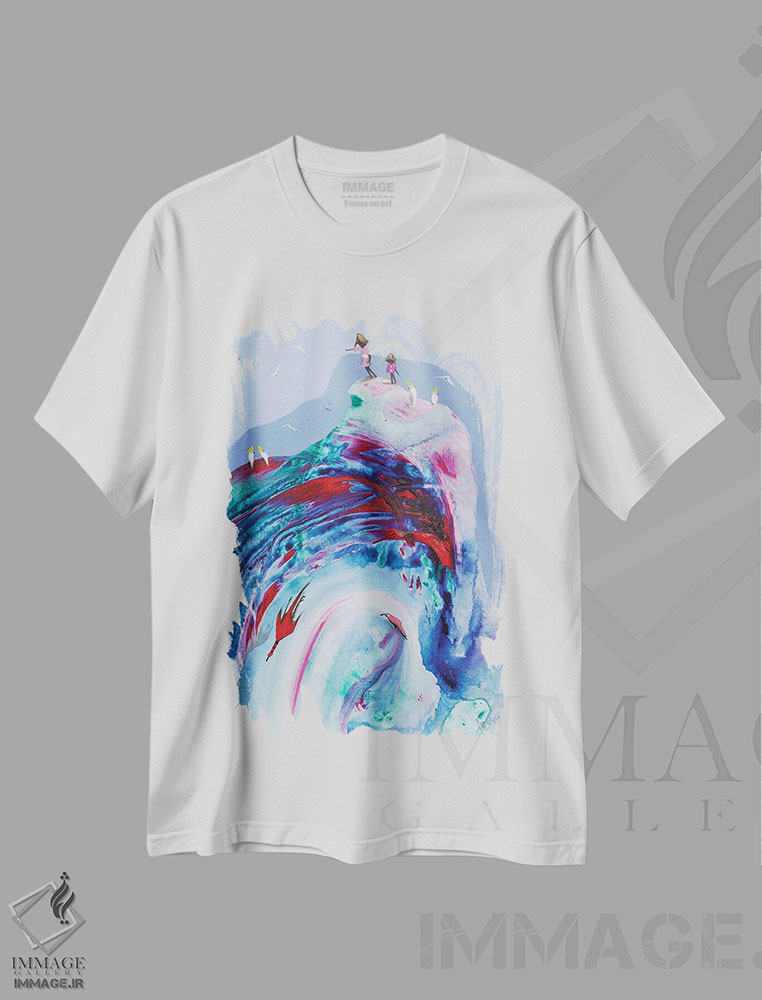 تیشرت طرح دار راهت را پیدا خواهی کرد، آبستره اثر آدام بوگوش | immage.ir