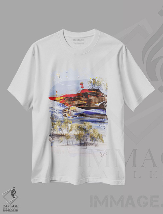 تیشرت طرح دار در اوج پرواز، آبستره اثر آدام بوگوش | immage.ir