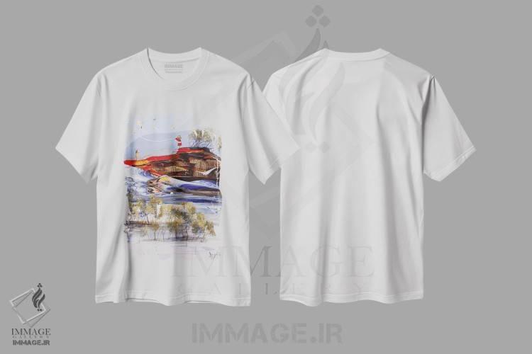تیشرت طرح دار در اوج پرواز، آبستره اثر آدام بوگوش | immage.ir