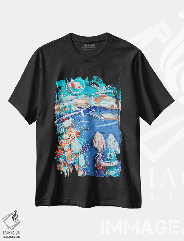 تیشرت طرح دار تو را می پرستم، دکور معاصر اثر آدام بوگوش | فروشگاه ایماژ