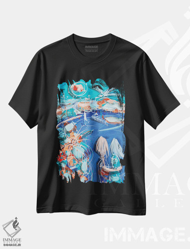 تیشرت طرح دار تو را می پرستم، دکور معاصر اثر آدام بوگوش | فروشگاه ایماژ