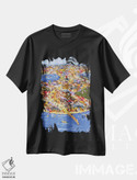 تیشرت طرح دار تعطیلات طولانی، دکور معاصر اثر آدام بوگوش | فروشگاه ایماژ