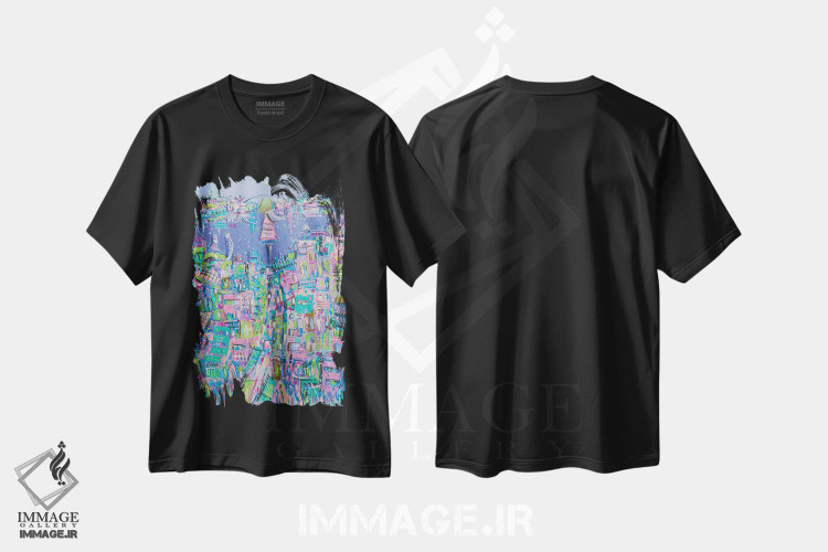 تیشرت طرح دار او می تواند دنیا را فتح کند، دکور معاصر اثر آدام بوگوش | فروشگاه ایماژ