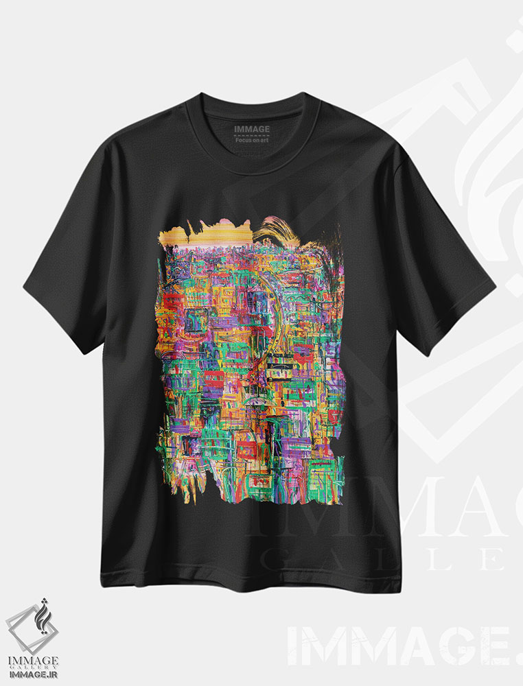 تیشرت طرح دار بر من بتاب، دکور معاصر اثر آدام بوگوش | immage.ir