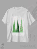 تیشرت طرح دار درختان کریسمس، تزئینی اثر بث بوردلون | فروشگاه ایماژ