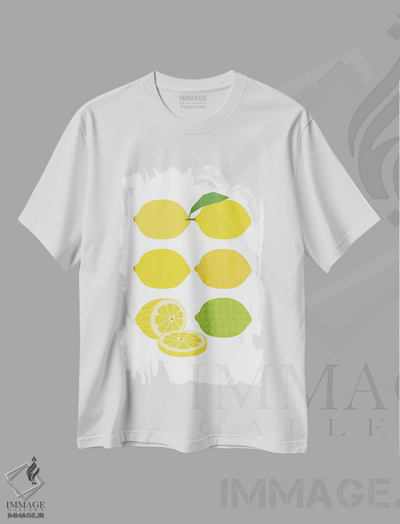 تیشرت طرح دار پاپ آرت لیمو، تزئینی اثر بث بوردلون | immage.ir