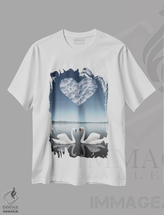 تیشرت طرح دار با هم، عکاسی ترکیبی اثر بن هاین | فروشگاه ایماژ