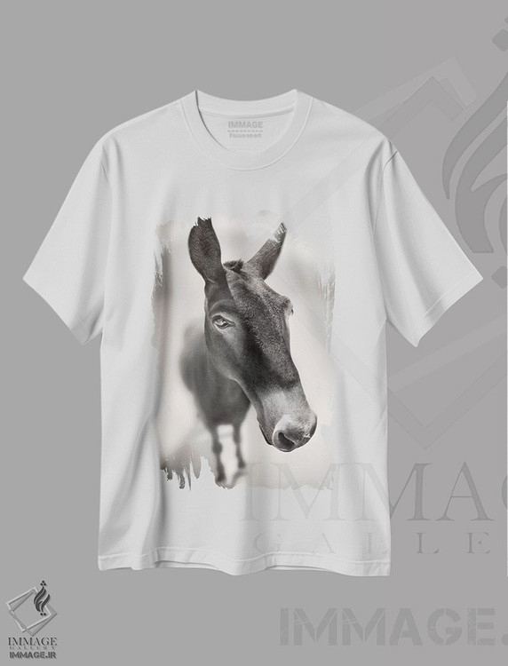 تیشرت طرح دار با من صحبت کن، هنر تزئینی سیاه و سفید اثر بن هاین | immage.ir