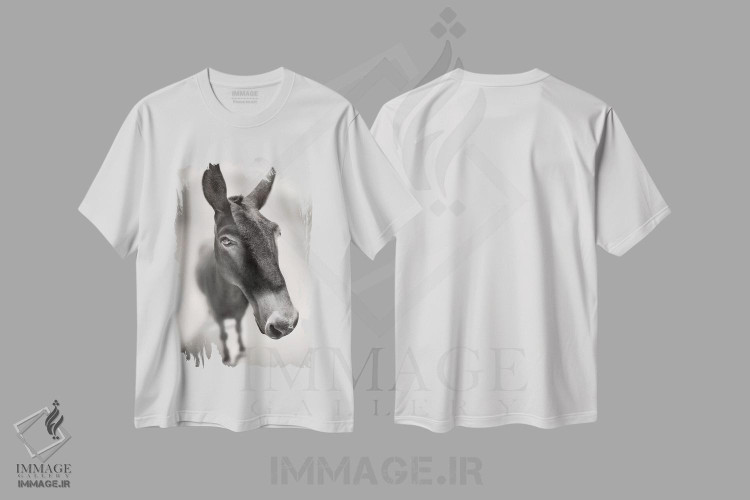 تیشرت طرح دار با من صحبت کن، هنر تزئینی سیاه و سفید اثر بن هاین | immage.ir