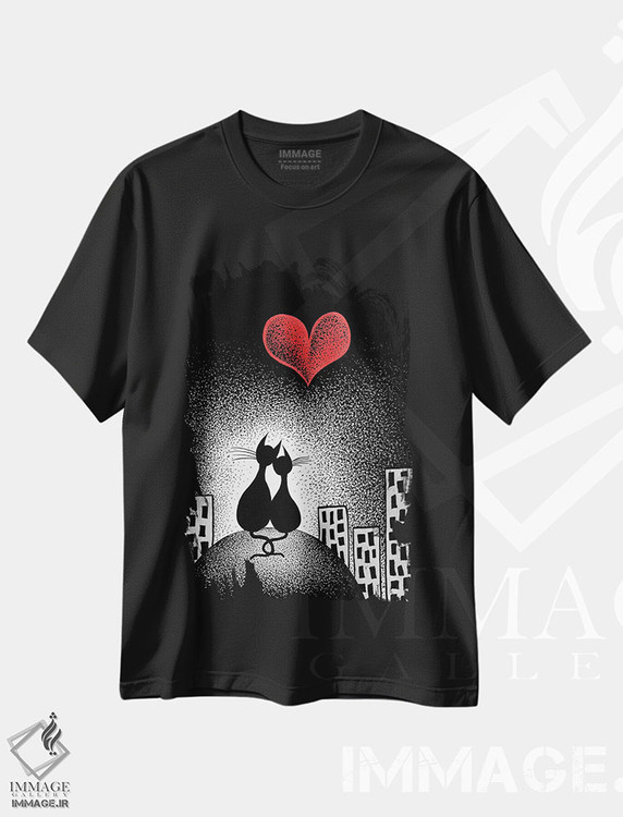 تیشرت طرح دار وفاداری، تزئینی اثر بن هاین | فروشگاه ایماژ