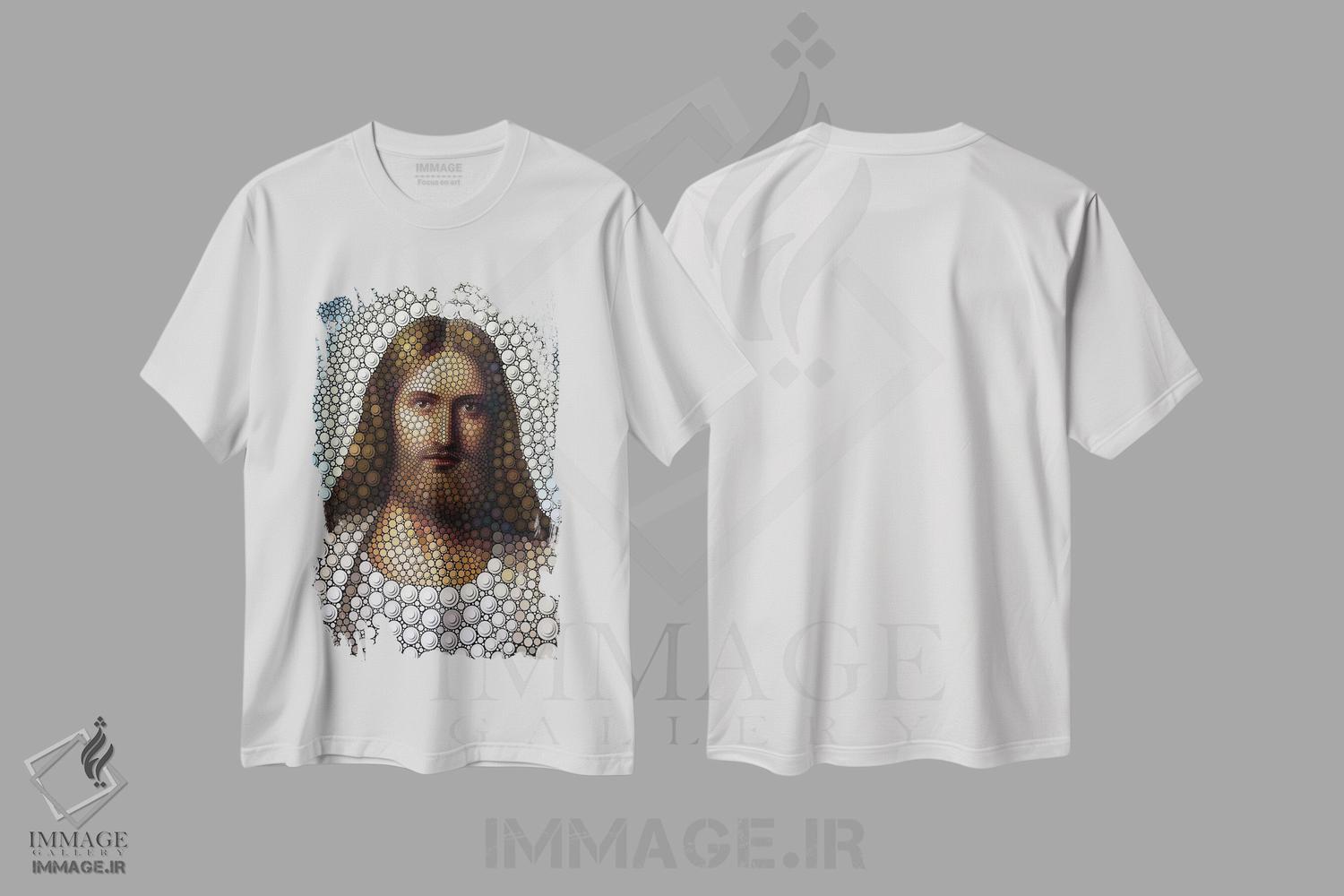 تیشرت طرح دار عیسی، مدیوم اثر بن هاین | فروشگاه ایماژ