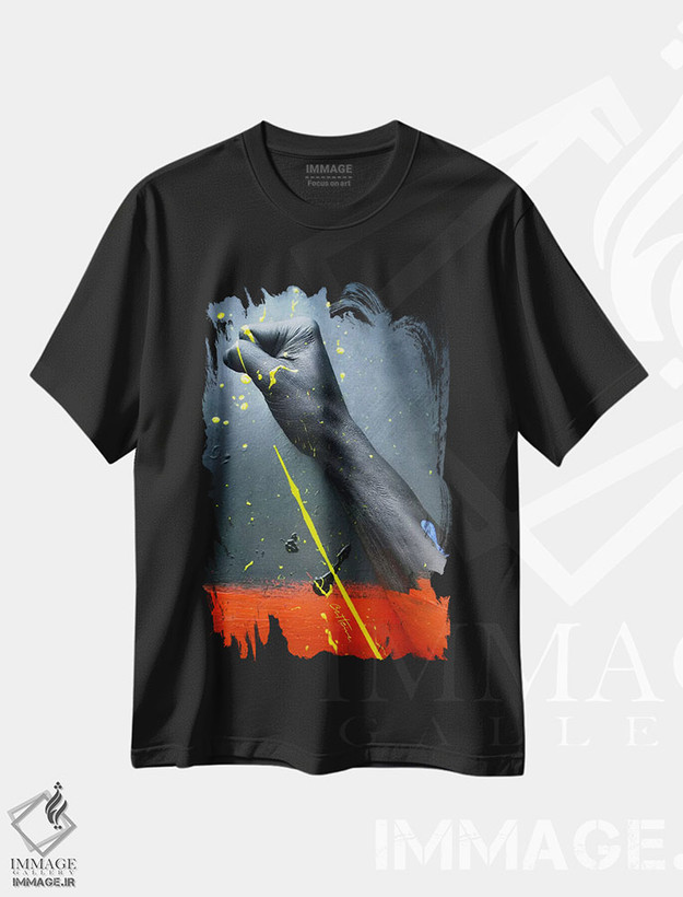 تیشرت طرح دار برای حقت بجنگ، عکاسی ترکیبی اثر بن هاین | فروشگاه ایماژ