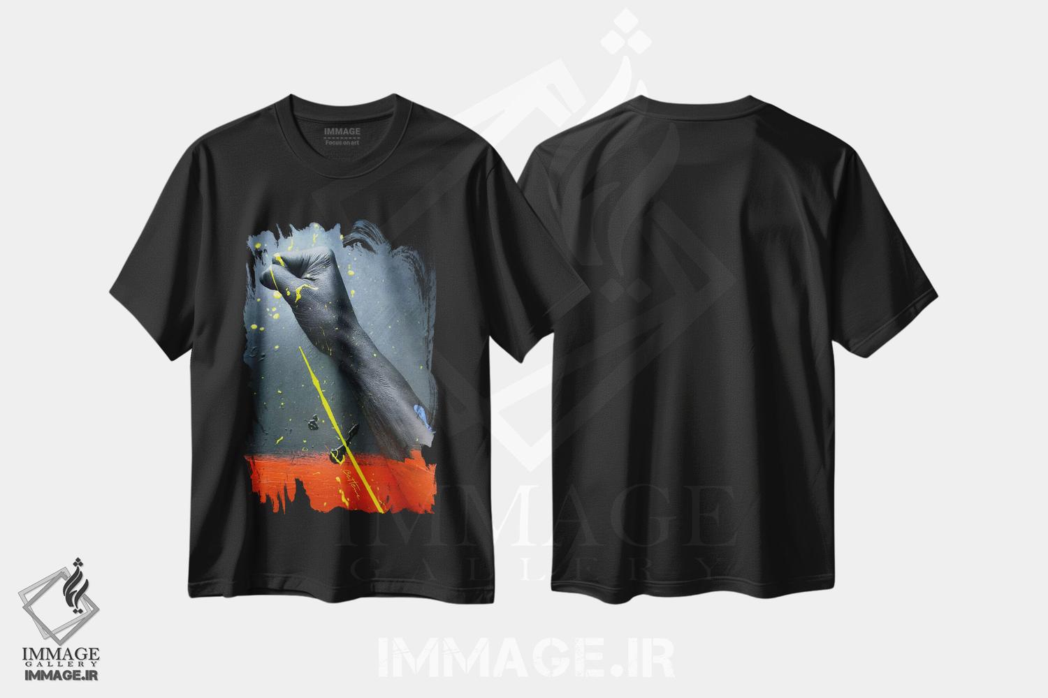 تیشرت طرح دار برای حقت بجنگ، عکاسی ترکیبی اثر بن هاین | فروشگاه ایماژ