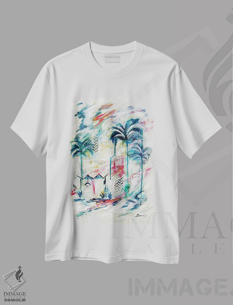 تیشرت طرح دار کوکومو میانه قرن IX، دکور معاصر اثر آنجلا بیسون | immage.ir