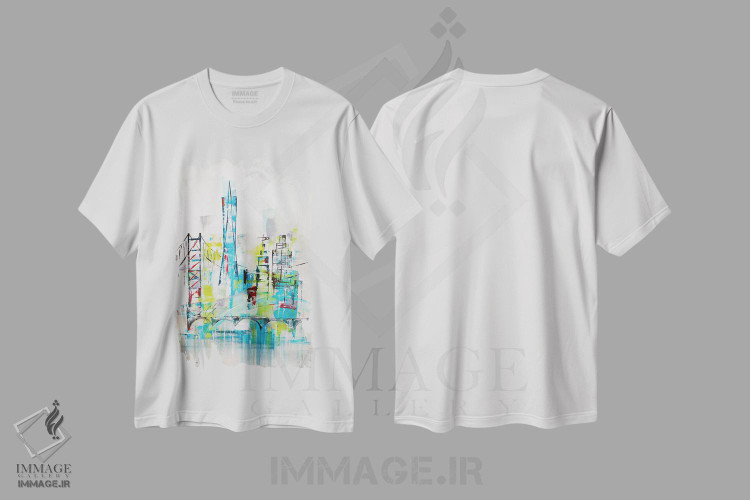 تیشرت طرح دار سانفرانسیسکو میانه قرن، دکور معاصر اثر آنجلا بیسون | immage.ir