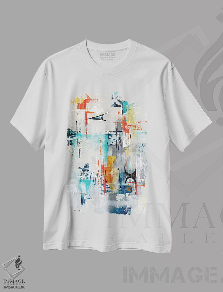 تیشرت طرح دار شهر مدرن میانه قرن XVII اثر آنجلا بیسون | immage.ir