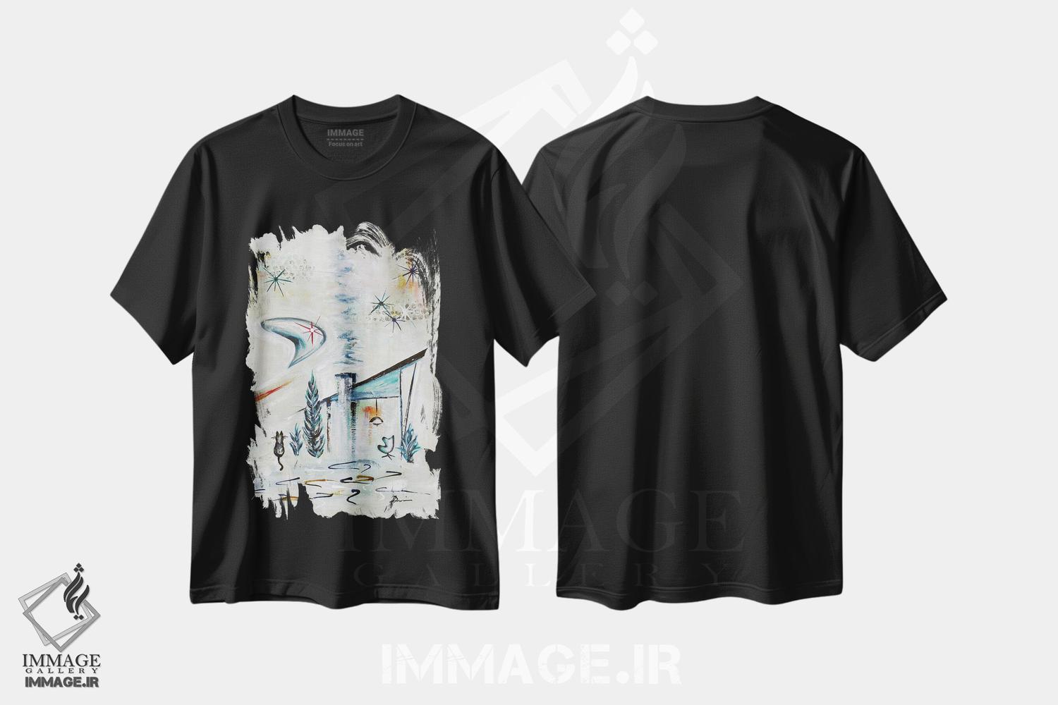 تیشرت طرح دار شادی مدرن میانه قرن II، دکور معاصر اثر آنجلا بیسون | immage.ir