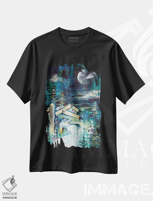 تیشرت طرح دار هارمونی XVII، دکور معاصر اثر آنجلا بیسون | فروشگاه ایماژ