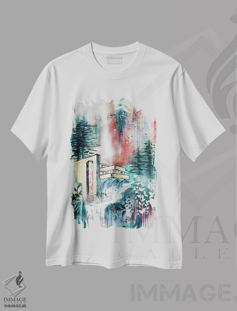 تیشرت طرح دار هارمونی XVI، دکور معاصر اثر آنجلا بیسون | immage.ir