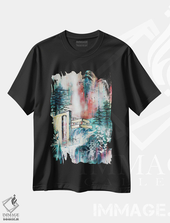 تیشرت طرح دار هارمونی XVI، دکور معاصر اثر آنجلا بیسون | فروشگاه ایماژ